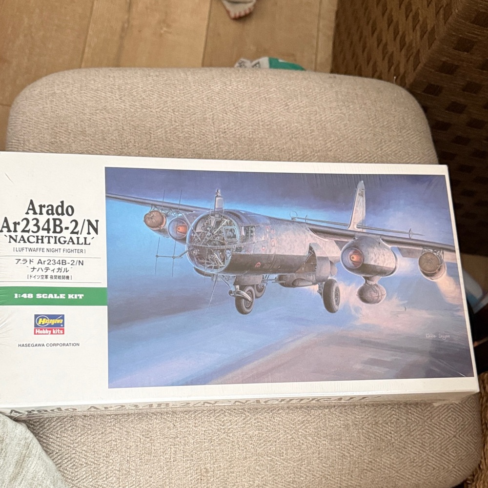 Arado Ar234B-2/N Nightgall 1/48 Scale Model Kit - Hasegawa